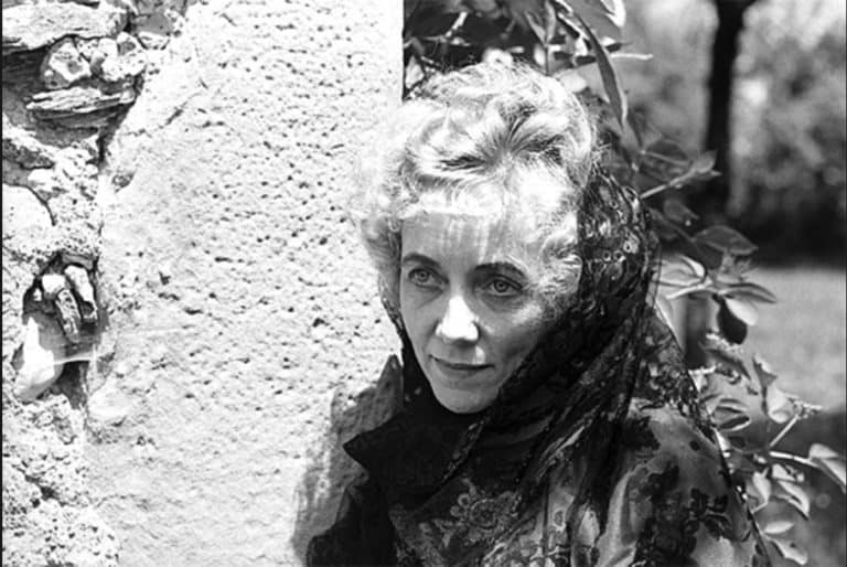 Secretive woman picture